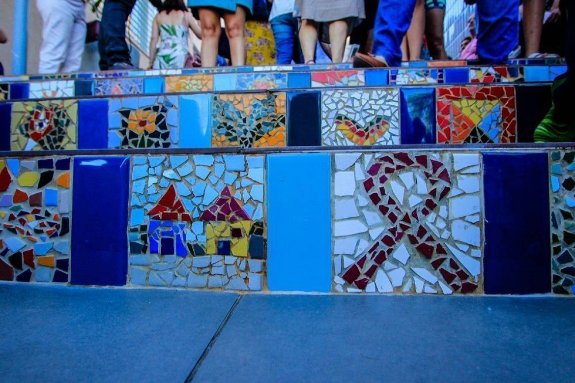 Escadaria Todos Pela Cidade - Maceió Foto: Secom Maceió