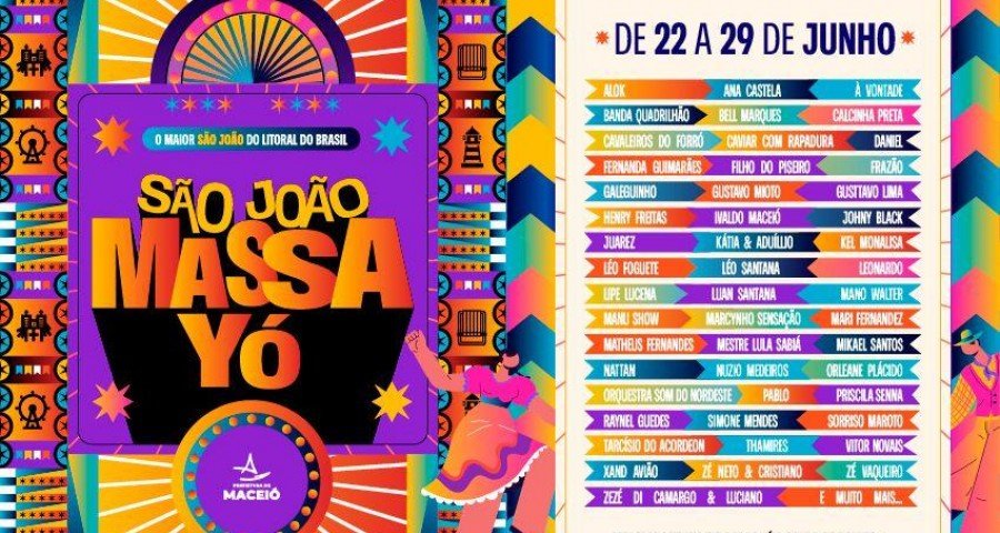 São João Massayó 2026: Maceió entra no ritmo do maior São João do litoral brasileiro